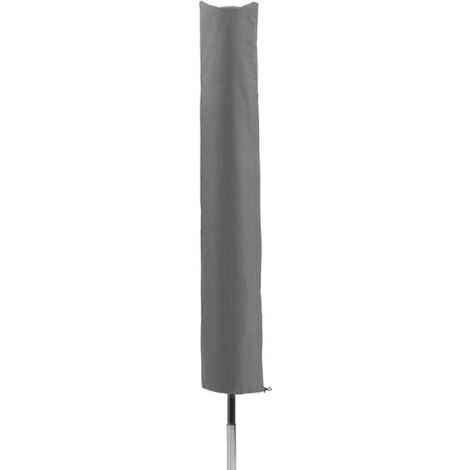 Parasol Cover, Garden Parasol Cover 153 x 30 x 30 cm 600D Oxford Fabric Waterproof PVC Coating, Grey