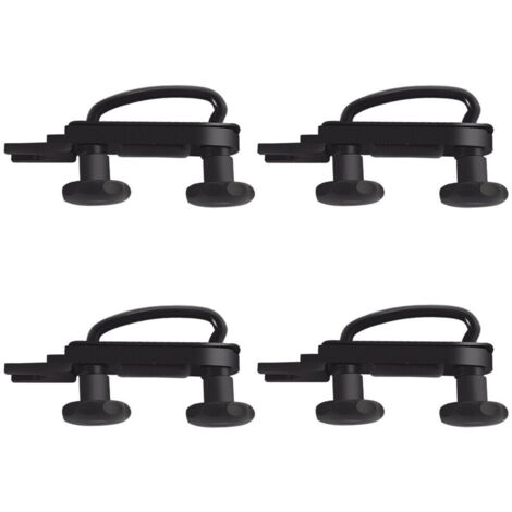 Universal Stainless Steel Roof Box U-Bolt Clamps, Car Van Mounting Bracket Kit U Brackets Installation Accessory, with 8 Lock Nuts