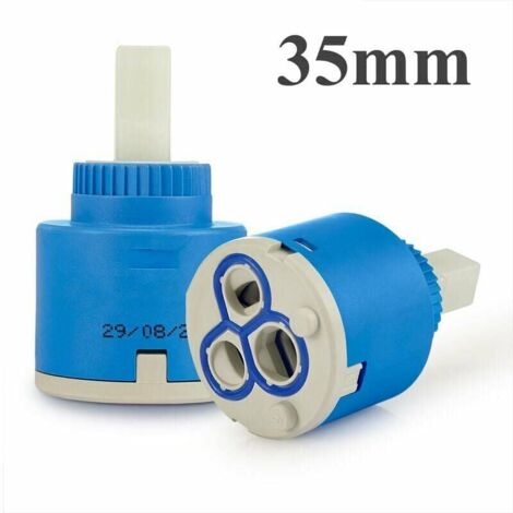 35mm Ceramic Faucet Cartridge, Hot and Cold Water Mixer Replacement, Hot and Cold Water Cartridge, Vegetable Washing Basin Faucet Accessories