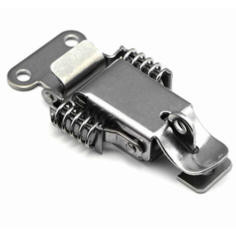 4-Pack Stainless Steel Spring Toggle Latches With Lock Rings – Heavy Duty Clasps For Boxes, Chests & Toolboxes - View #13