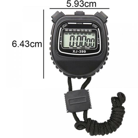Digital Stopwatch - Interval Timer with Large Display, Sports Stopwatch ...