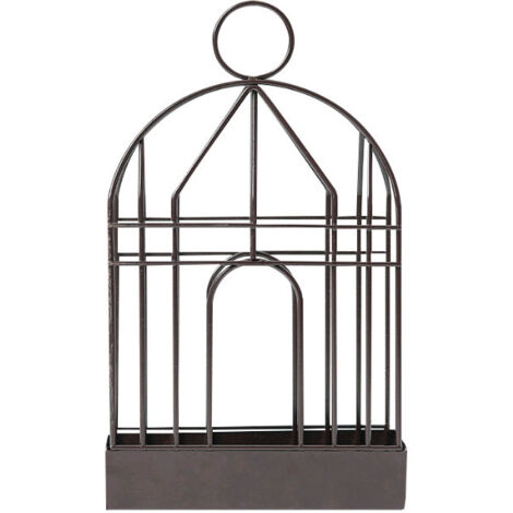 Black Mosquito Coil Holder, Retro Iron Anti Mosquito Incense Holder, Mosquito Incense Burner, Anti Mosquito Spiral Holder Metal with Handle - Birdcage Design (1/5)