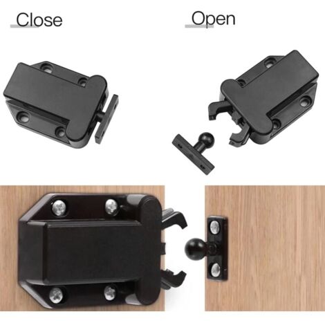 6Pcs Touch Trigger Latches, Touch Catch Latches with Screws, Pressure ...
