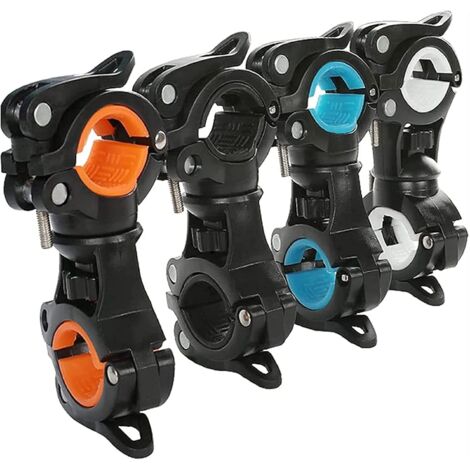 4pcs Wheelchair Cane Holder, 360° Rotatable Practical Clip, Wheelchair Crutch Holder, Electric Mobility Scooter Accessory