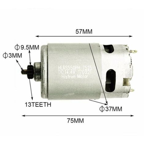 13 Teeth 14.4V Motor for Bosch Durable Drill Motor Replacement Parts Power Tool Replacement Accessories