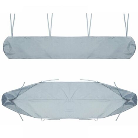 1PC 4m Awning Cover Bag(Grey), Black Patio Awning Dust Cover Storage Bag for Yard and Garden