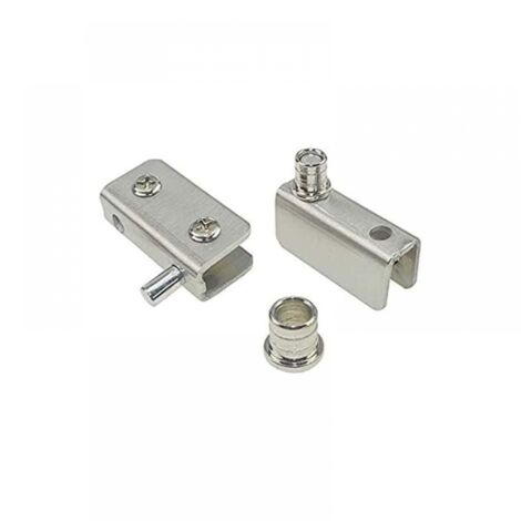 2pcs 40x14mm Frameless Glass Door Hinge Stainless Steel Glass Door Hinge Glass Clip (1/3)