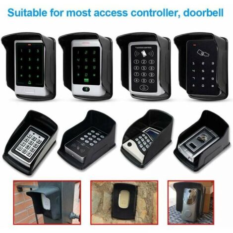 1PC Waterproof Cover Access Control Keypad Fingerprint Controller Rain ...