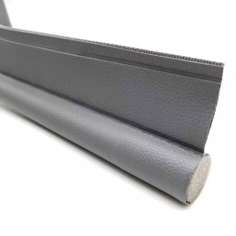 1pc 96cm（grey）One-sided Door Bottom with Self-Adhesive Seal Weather Stripping Door Seal Strip Door Draft Stopper Protection Against Drafts and Noise