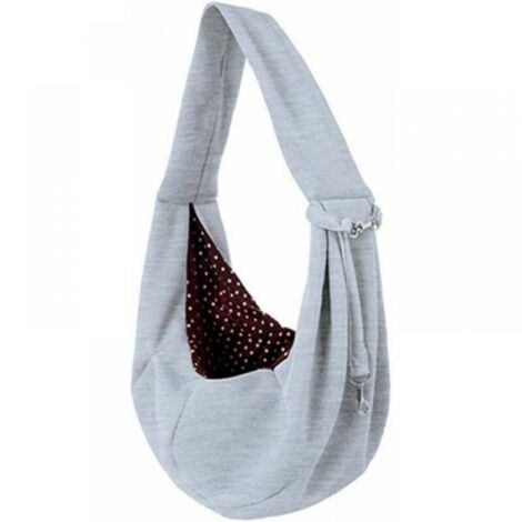 1pc Grey,20X23X45cm,Cat/Dog Carrier Bag, Single-shoulder Sling Carrier Bag for Dog and Cat Pet Sling Bag Carrier Holder (1/4)