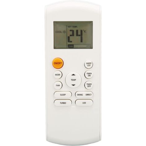 1pc SJLERST Air Conditioner Remote Control with LED Backlight Replacement for RG57B1 BGE RG57B2 BGE RG57B BGE RG57 BGE RG57A BGE RG57A6