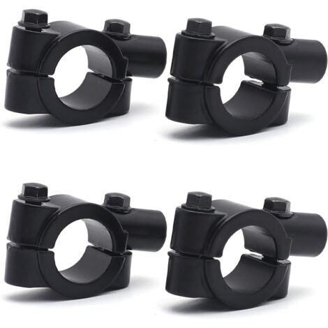 4pcs Motorcycle Mirror Holder, 8MM Universal Motorcycle Handlebar Mirror Bracket, Bike Mirror Holder Clip Adapter (1/4)