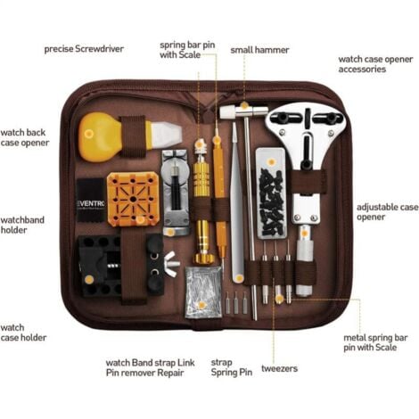 149 Watch Repair Kit Case Press, Professional Spring Bar Tool