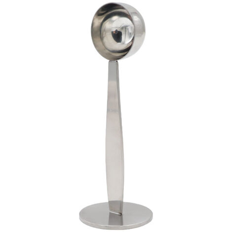 2-in-1 Coffee Scoop Holder Espresso Coffee Measuring Spoon Stamp Stainless Steel Coffee Spoon Measuring and Tamping Coffee Spoon (1/4)