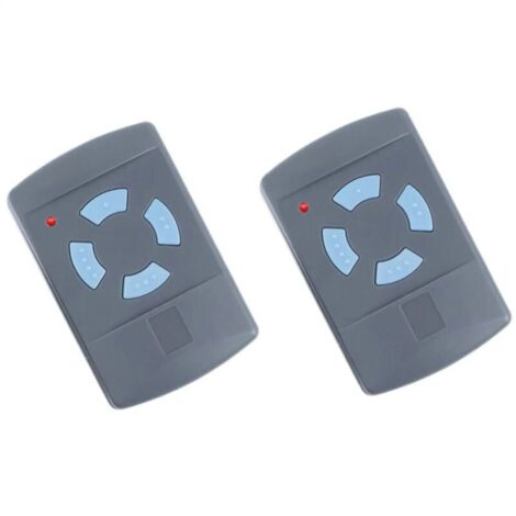 2PACK Sdre HSM4 868MHz Garage Remote Control with 4 Buttons Blue Color Replace Hormann 868MHz Transmitters HS4 HSM2 HSP4 868 HS1 868 Tubauto HSM4 868 Tubauto HS4 868Frequency