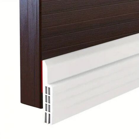 1 m, white door bottom and door seal - New insulated door bottom (quick to install), ideal for thermal, sound and humidity protection.