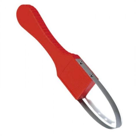 Red Garden Bandit Manual Weeder Tool with Iron Loop and Sharp Blades Hand Weeding Tool with Plastic Handle for Weeding (1/5)