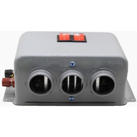24V Car Heater, 600W-800W 3 Holes Fast Heating Warmer Frost Removal Windshield Defroster Auto Heater Fan Demister Defroster Winter Warmer Fast