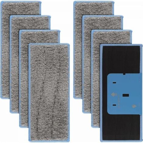 8 Pack Washable Mop Pads for iRobot Braava Jet M6134, Washable Mop Pads for iRobot Braava M6, Reusable Mop Pads