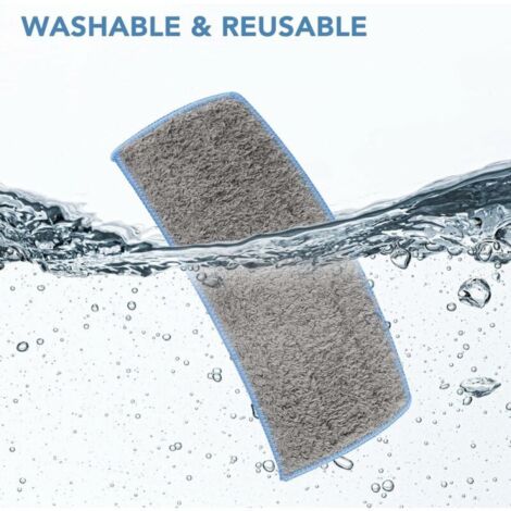 8 Pack Washable Mop Pads for iRobot Braava Jet M6134, Washable Mop Pads for iRobot Braava M6, Reusable Mop Pads