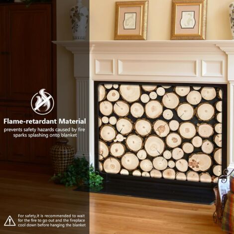 Magnetic Fireplace Mantel, Fireplace Barrier Cover Can Prevent