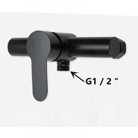Black Bathtub Shower Faucet Stainless Steel Bathroom Bathtub Shower Faucet Shower Head Wall Mounted Mixer Tap