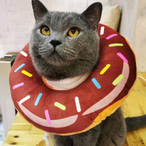 Soft Cat Recovery Collar Anti-Bite Cat Protection Collar Adjustable Pet Protection Collar for Pet Cats Dogs Puppies Kittens Anti-Bite,XL