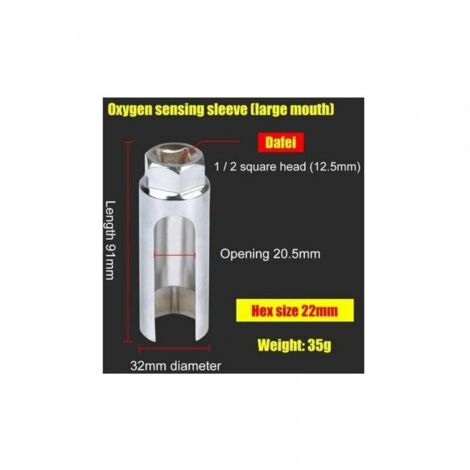 22mm oxygen sensor removal tool Special wrench head for removing the
