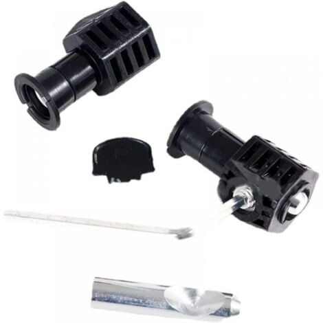 Toilet Tank Bolts, Black Zinc Plated Fixing Bolt Kit for Wall Hung Toilets for Toilets