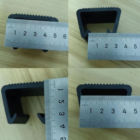 Wicker Rattan Garden Furniture Clips Plastic Furniture Clips Rattan Sofa Clips Sofa Connector for Garden Furniture, Sofa, Patio, Furniture - 8 Pcs (Black)