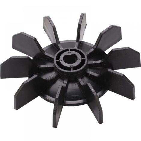 Electric Motor Fan Wheel, Small Air Compressor Fan Blade Accessory for Direct Online Motor Air Compressor, 14mm Shaft, 135mm OD