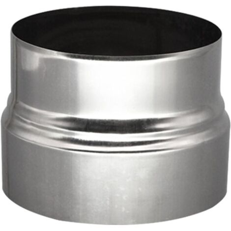 Stove Pipe Reducer 120mm to 110mm - Stove Connector - Stainless Steel - Chimney Pipe Reduction