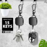 KEY-BAK Sidekick Retractable I.D. Badge And Keychain Lanyard With 24 In. Retractable Retractable Tether 0KB1-0A41 - The Home Depot - Foto 5