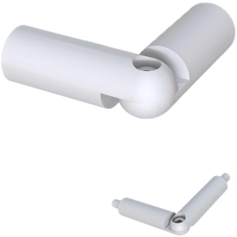 andiamo Barre d'angle pour carrelage en Plastique Moderne Fliese - Vorteils- Set: 14 Stück (2m²) Gris Clair