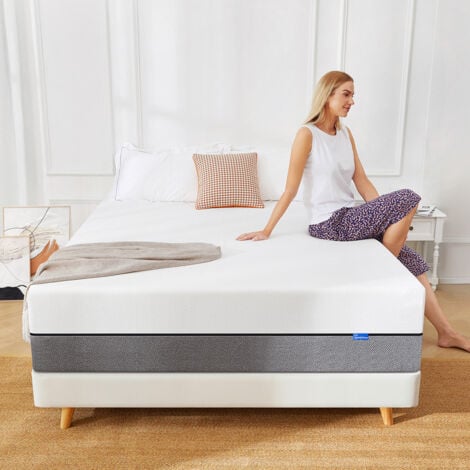 Matelas 140x190 cm HavenlyHome - Épaisseur 25 cm - mémoire de forme, Confort ferme, 7 zones de confort, Oeko-Tex