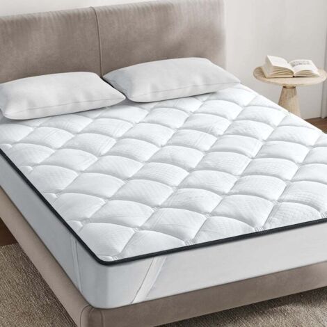 [JAMAIS UTILISÉ] Surmatelas 140x190 cm - INRE, Confort Optimal - Moelleux, Anti-acarien, Respirant - Double Face - pour Matelas 2 Places