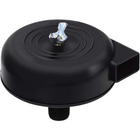 Silenziatore Per Compressore Aria - Filettatura Maschio 16 Mm 3/8PT Nero | Riduzione Rumore
