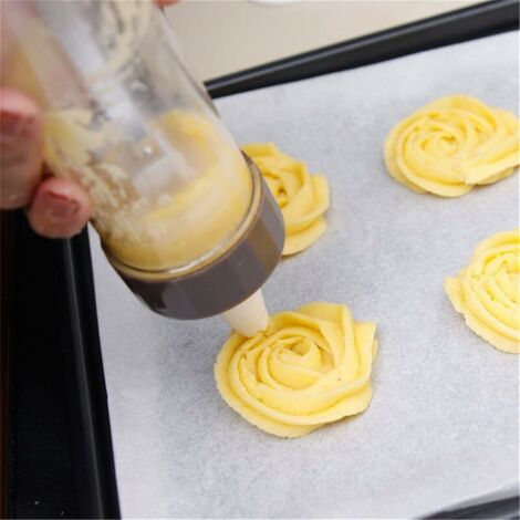 Set 4 Beccucci Per Torta In Acciaio Inox – Dima 1A, 1M, 2D, 895 – Decorazione Cupcake E Biscotti - 4