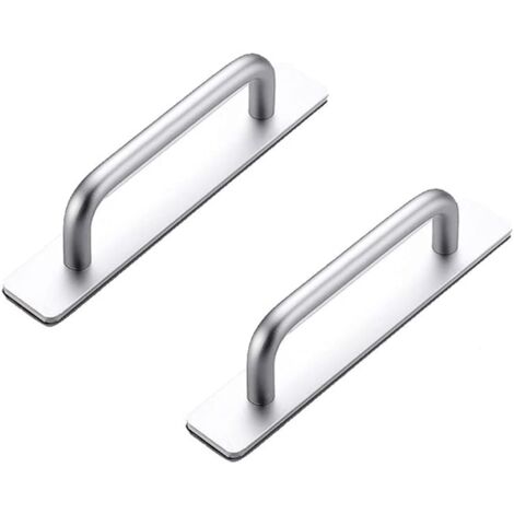 Hoopever Confezione Da 4 Maniglie A T In Acciaio Inox Nero Da 140