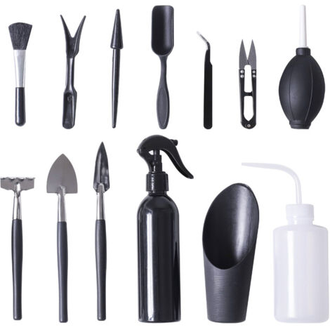 13 Pack Mini Garden Tools for Succulent Plants, Hand Transplanting ...