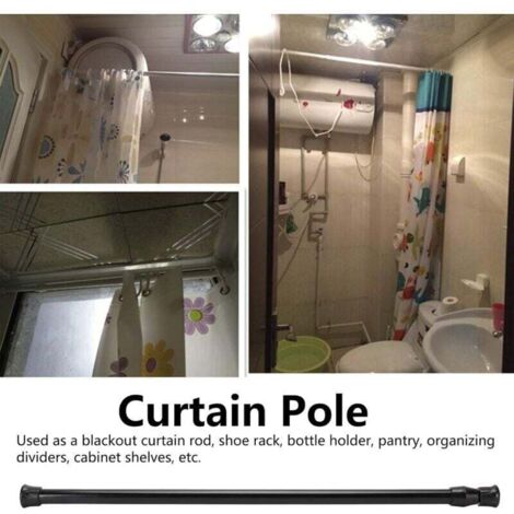 Tringle à Rideau Télescopique - Extensible - 85~150cm - Porteur: Max. 2