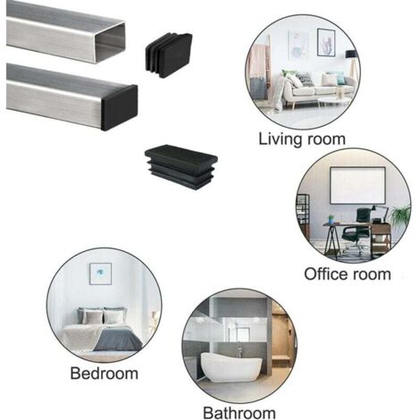 AJMDGW 50 Ganci For Pareti In Metallo Nero (25 Ciascuno Da 4" E 6 - Foto 4