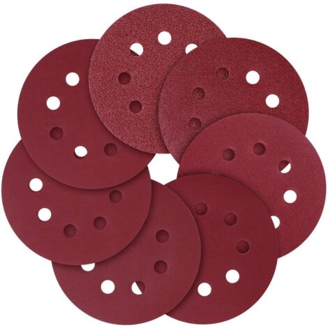 Disque titane 125 mm 8 trous grain 36 main image 0