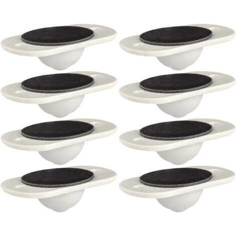 Ptwola 8 Stück Selbstklebende Lenkrollen - 360° Schwenkrollen Für Möbel