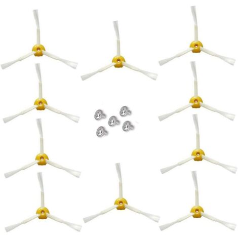 4 Stück Seitenbürsten Für MEDION Roboter | MD20041 MD19601 Ersatz | Saugroboter Zubehör