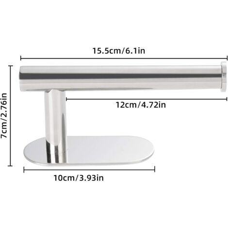 Toilettenpapierhalter Aus Edelstahl 304 – Freistehend, Beschwert, Rutschfest