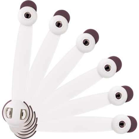 ECHOCUBE Kindersicherungen 10 Stück - Verstellbare Schrankschlösser Mit 3M Kleber Für Küche & Bad