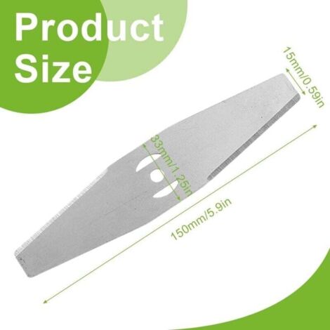 SURENHAP Lame En Métal Pour Débroussailleuse Débroussailleuse Accessoires De Kit De Fixation De