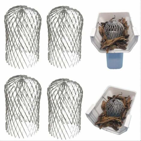 Grille De Protection Pour Gouttière – 6 Pièces En Aluminium Extensible, Anti-feuilles Et Débris, 16x8,8 Cm