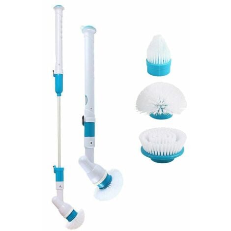Electric Spin Scrubber Rechargeable Cordless - Multi-Functional Cleaning Brush for Bathroom